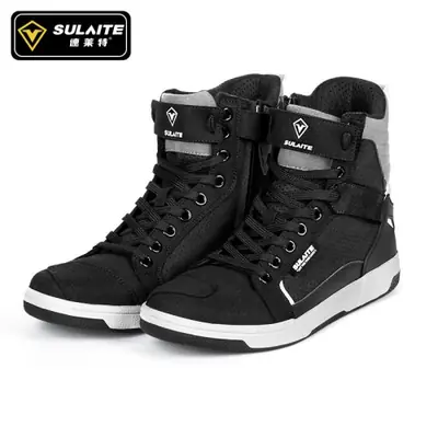 Image de Bottes de Moto Respirantes Anti-Chute pour Hommes