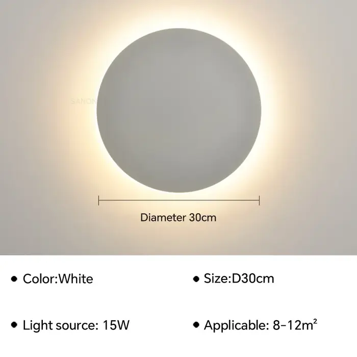 30cm blanc