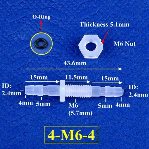 4-M6-4 Met O-ring