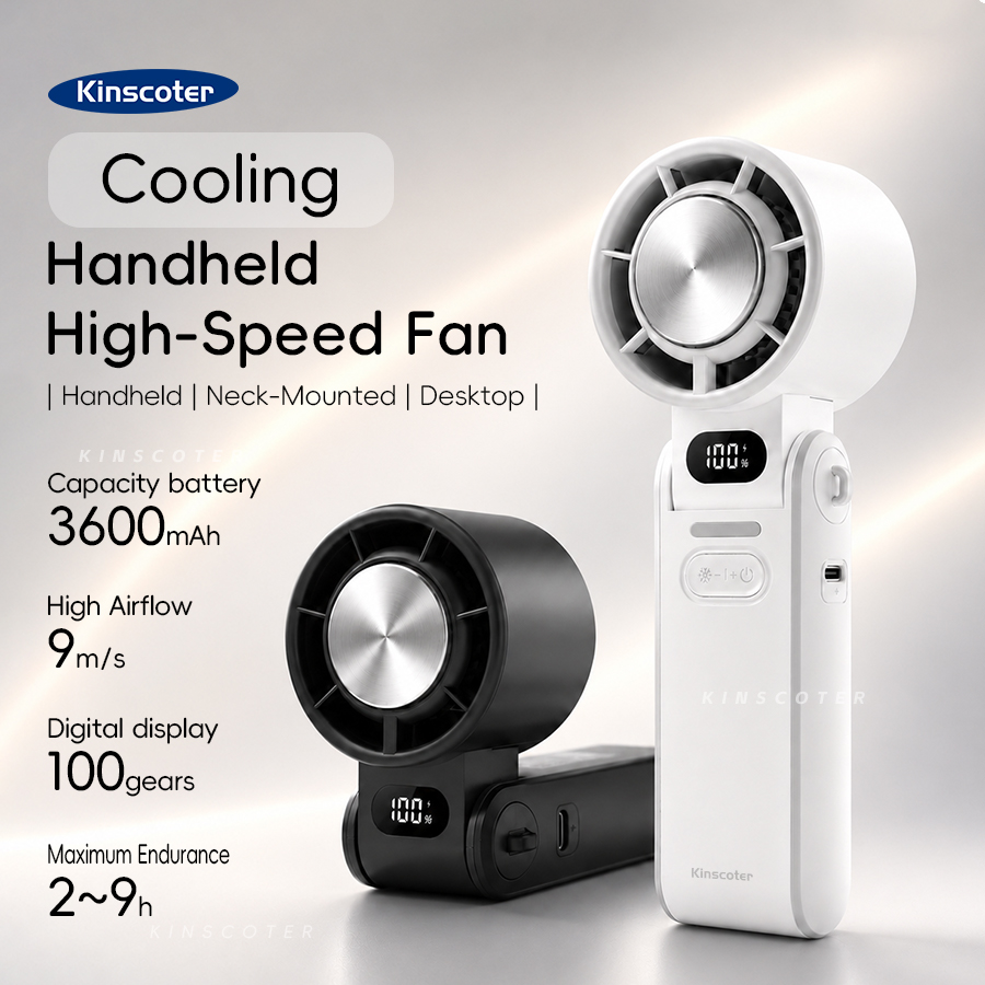 Bild von Kompakter Handventilator mit 3600mAh – Kühlung unterwegs