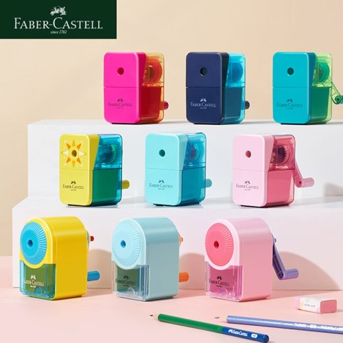 Imagen de Sacapuntas Automático Faber-Castell con Manivela Giratoria