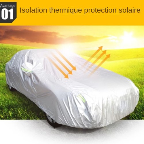 Universele Autohoes voor Buitenbescherming – Volledige Exterieur Bescherming tegen Sneeuw, Zon en Stof voor Hatchback, Sedan en SUV
