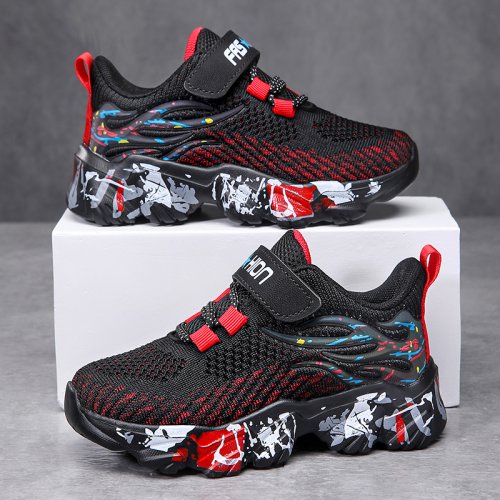 Afbeelding van Herfst Kinderen Mode Sportschoenen - Hoge Kwaliteit Outdoor Sneakers voor Jongens en Meisjes, PU Vrijetijdsschoenen met Comfortabele Zool