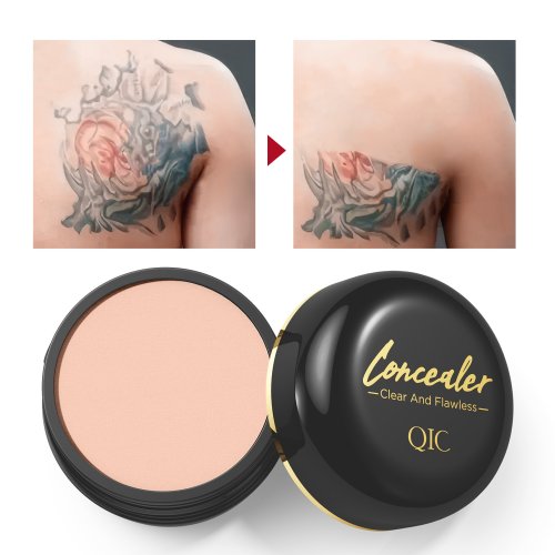 Bild von Natürlicher, wasserfester Concealer mit vollständiger Abdeckung – Ideal für Tätowierungen, Narben und alle Hauttypen