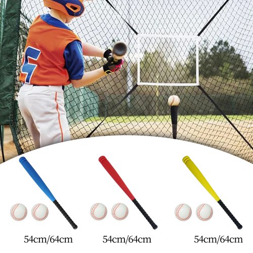 Zestaw piłek z kijami baseballowymi dla dzieci Zabawka z gąbką do gry w baseball Bezpieczna gra dla małych dzieci na plac zabaw na prezent