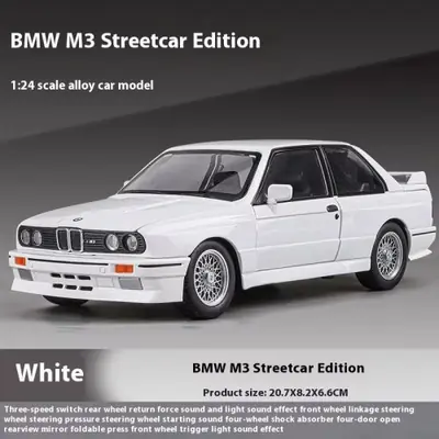 Image de BMW M3 E30 1988 - Modèle de Voiture de Sport en Métal