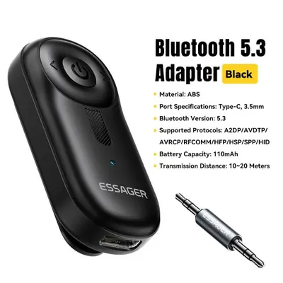 Image de Adaptateur Bluetooth 5.3 Audio - Connectivité Sans Fil Ultra Rapide