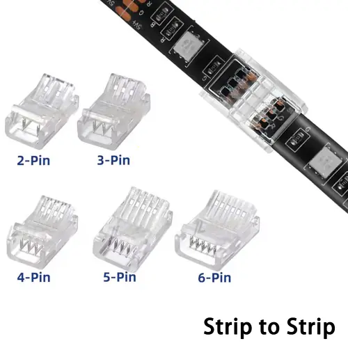 Image de Connecteurs LED Multisize - 10 Pièces pour Bandes Lumineuses 5050