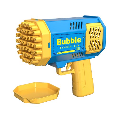 Máquina de Burbujas Exterior con 40 Orificios, Iluminación LED y Funcionamiento Automático - Sin Batería ni Agua de Burbujas Incluida