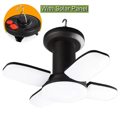 Image de Lanterne Solaire LED 1000LM - Rechargeable & Pliable