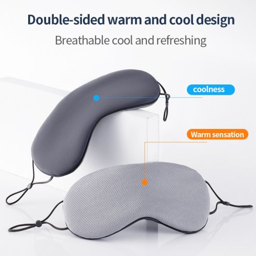 Afbeelding van Natuurlijk Koreaans Slaapmasker met IJszijde Effect – Warm & Koel Gebruik, Verstelbaar en Ademend voor Optimaal Rustmoment