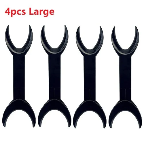 4pcs groot zwart