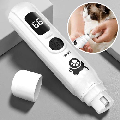 Image of Natural Pet Nail Care Kit – Rechargeable Electric Nail Grinder with 3-Speed Settings for Dogs and Cats
