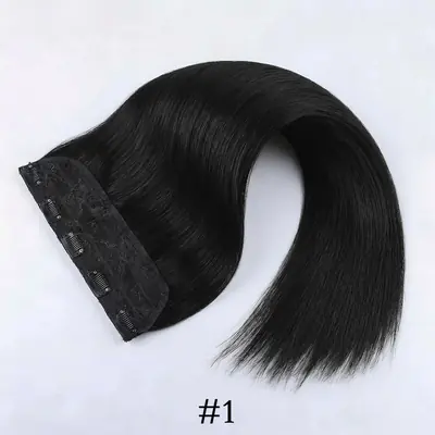 Image de Extensions de Cheveux Brésiliens Remy - 100 Clips Naturels & Invisibles