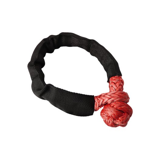 Immagine di Corda sintetica con grillo morbido da 41000 libbre, resistente fuoristrada 4X4, con manillo da traino, con custodia protettiva per Jeep Truck SUV