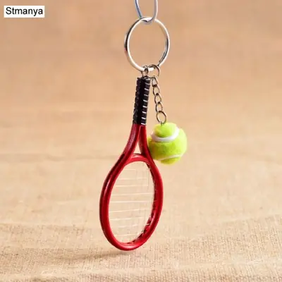 Image de Mini Raquette de Tennis Pendentif - Cadeau Original