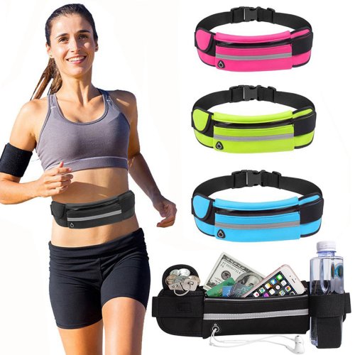 Image de Sac Banane Sportif - Ceinture de Course avec Poches pour Téléphone et Eau