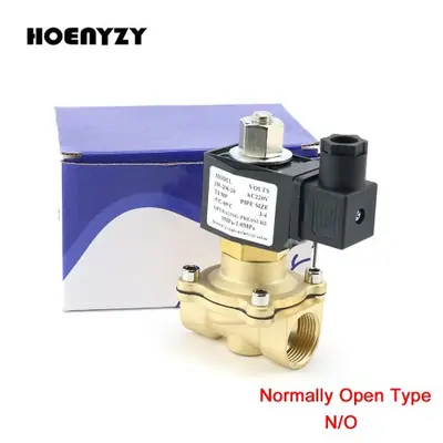 Image de Électrovanne à eau en laiton - DN15 à DN25 - 220VAC / 24VDC / 12VDC