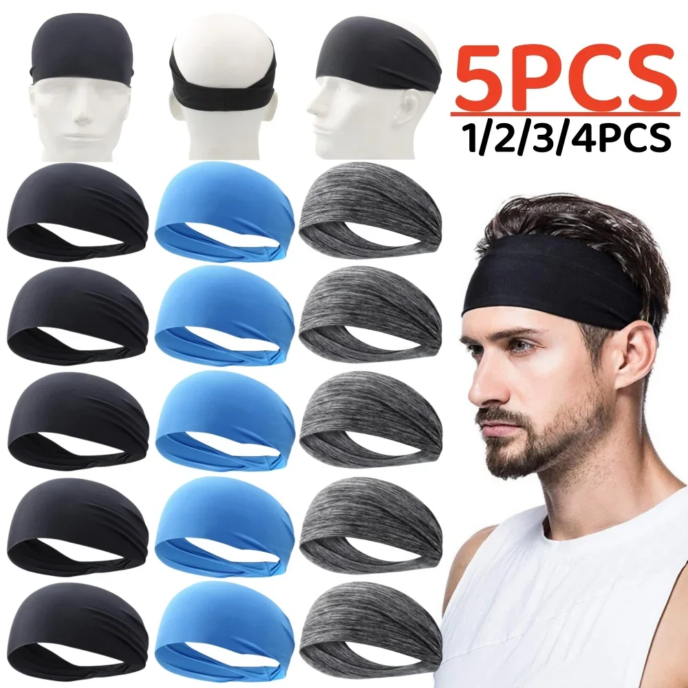 Immagine di Fascia Sportiva Elastica per Capelli con Assorbimento del Sudore - Fascia da Allenamento ad Asciugatura Rapida, Antiscivolo e Traspirante per Corsa, Yoga e Attività Fisiche