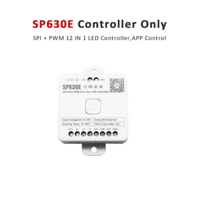Image de Contrôleur LED RGB+CCT Bluetooth avec Télécommande