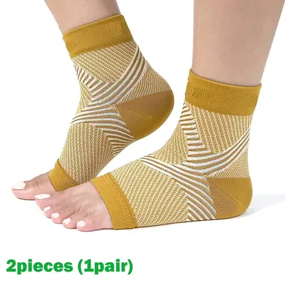 Image de Attelle Anti-Fasciite Plantaire + Chaussettes de Compression Nocturnes
