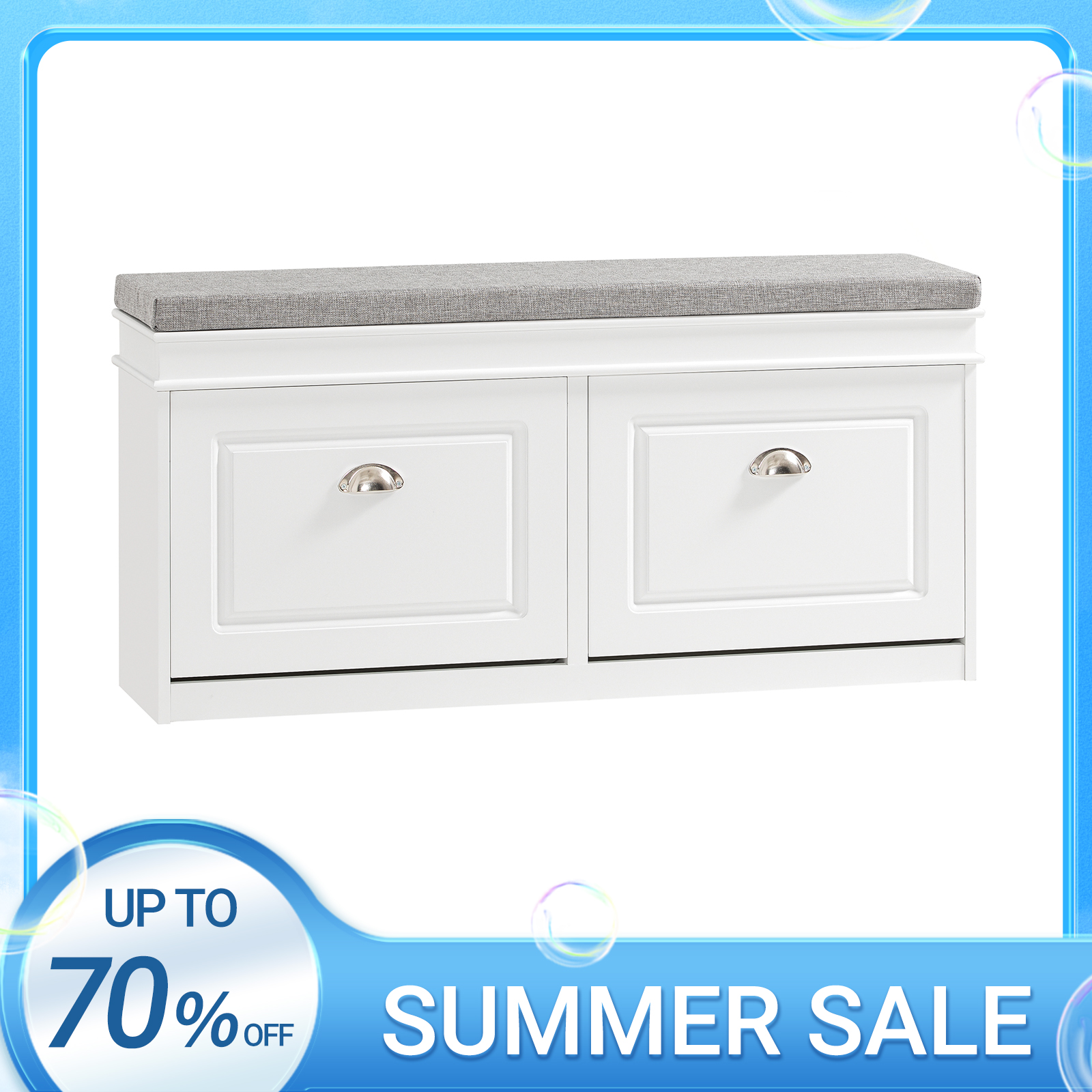 Image de Banc de Commode avec Siège et Rangement