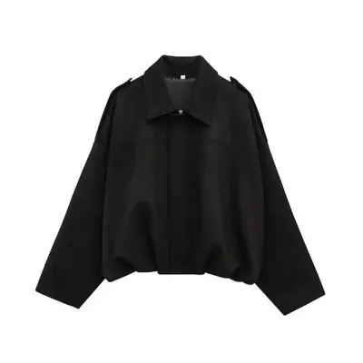 Image de Veste Bomber Femme en Daim - Automne/Hiver 2025