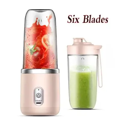 Image de Mini Mixeur Portable à Jus de Fruits - USB & 6 Lames