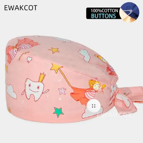 Image de Casquette Chirurgicale Cerveau Imprimé - Unisexe Médical & Fun