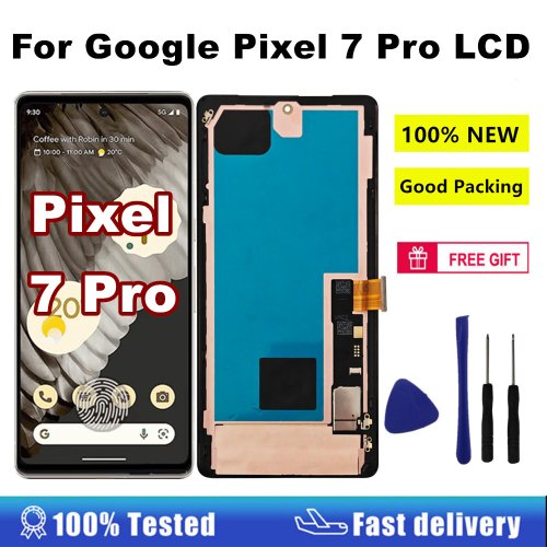 Image of High-Quality 6.7-inch AMOLED Display with Touch Screen Digitizer for Google Pixel 7 Pro (Model GP4BC, GE2AE, GFE4J) - Replacement LCD Panel