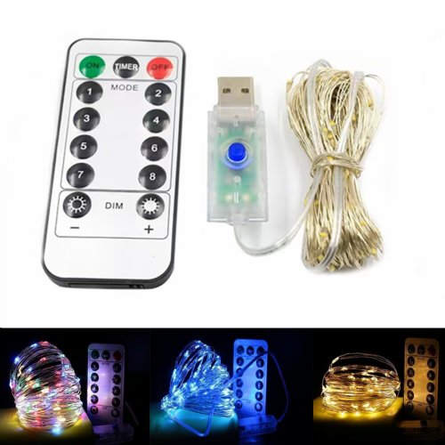 Image de Guirlande LED 20m avec Télécommande - Décoration Lumineuse Multifonction