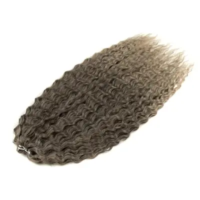 Image de Cheveux Synthétiques Tressés Bouclés 24 Pouces - Ombre Blonde Brun
