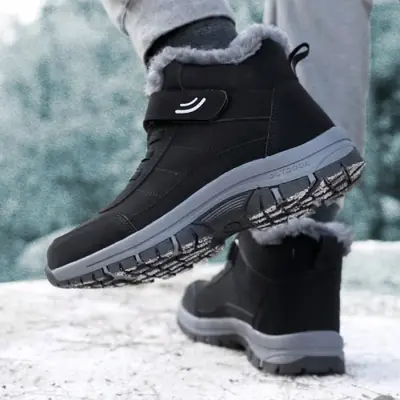 Image de Bottes d'Hiver Homme - Chaudes, Antidérapantes & Imperméables