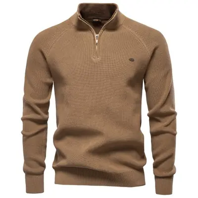 Image de Cardigan Homme Coton Zippé - Mode Automne-Hiver 2023