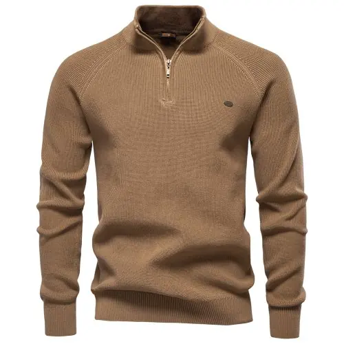 Image de Cardigan Homme Coton Zippé - Mode Automne-Hiver 2023