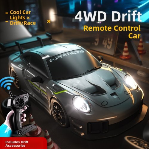 Image of 2026 Limited Edition 1:24 RC Drift GT3 RS 911 and Mi Su7 Remote Control Racing Car – High-Speed Drift Toy for Kids and Racing Enthusiasts