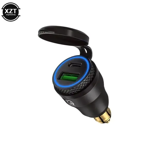 Image de Chargeur USB Type-C 30W Étanche pour Moto