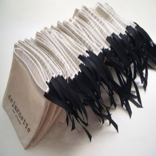 Image of Eco-Friendly White Cotton Muslin Gift Bags with Drawstring Closure – Customizable for Parties, Jewelry, Candy Favors & More in 5x7cm, 8x10cm, 9x12cm Sizes