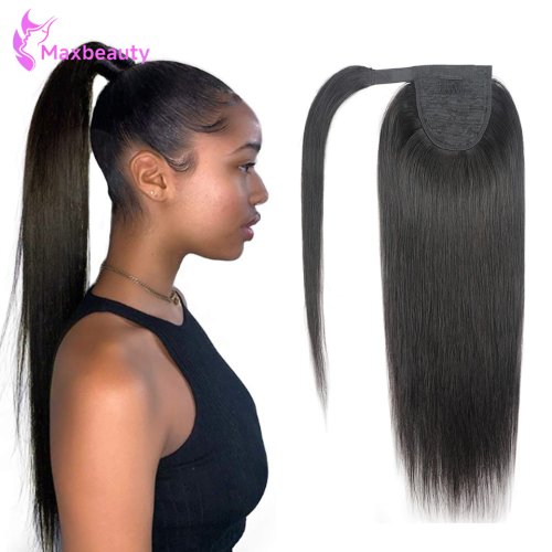 Afbeelding van Echte Braziliaanse Remy Haar Paardenstaart Extensions