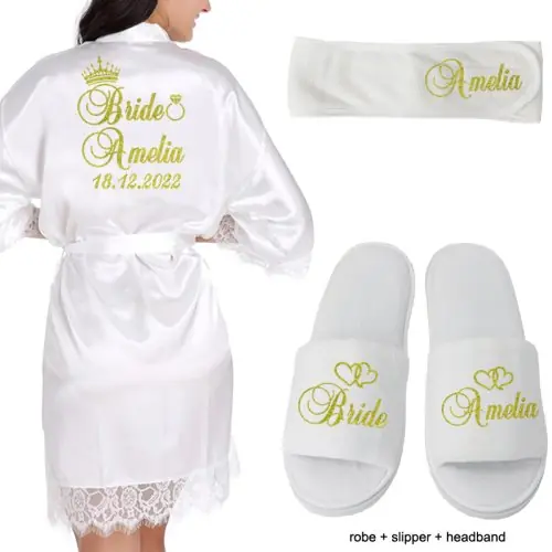 Weiß Kleid Schuh band