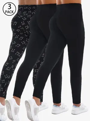 Image de Legging Peluche Épais & Séduisant - Noir