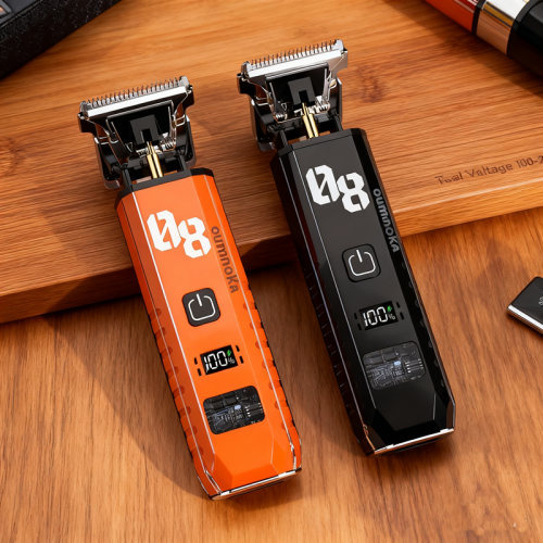 Immagine di Rasoio Elettrico Professionale per Uomo con Tagliacapelli e Regolabarba Integrati – Macchina da Barba Multifunzione per Rasatura Precisa e Pulita