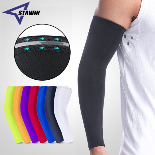 Bild von Kühlende Sport-Armhülse mit Kompression – UV-Schutz für Basketball, Radfahren, Laufen & Volleyball – Unisex Armwärmer für optimale Sonnenschutz und Leistung