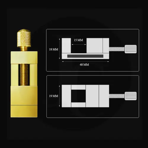 Image de Mini Étau de Précision en Laiton pour Montres et Micro Pièces