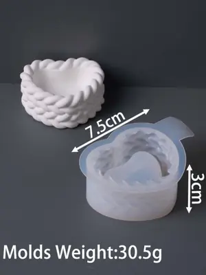 Image de Moule Silicone Tissage - Créations Artisanales en Ciment & Résine