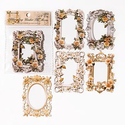 Image de 10 Cadres de Fleurs Vintage pour Scrapbooking