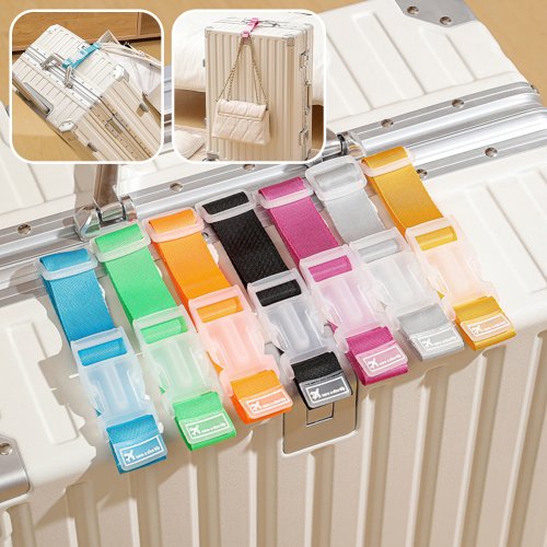 Afbeelding van Draagbare Reisbagage Clipriemen – Veilige en Stabiele Bevestiging voor Koffers en Zakken tijdens Zaken- en Reisgebruik