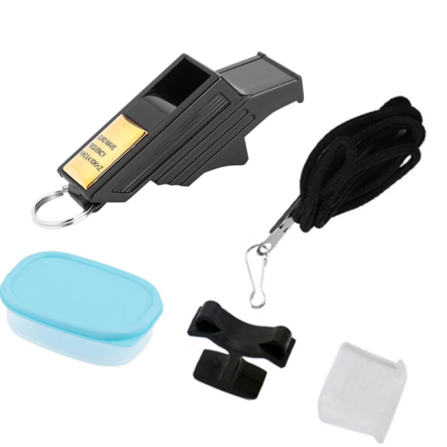 Zdjęcie Profesjonalne gwizdki sędziowskie do piłki nożnej, mocny dźwięk, złote, srebrne, gwizdki piłkarskie, bezszkieletowe, plastikowe, awaryjne gwizdki do koszykówki.