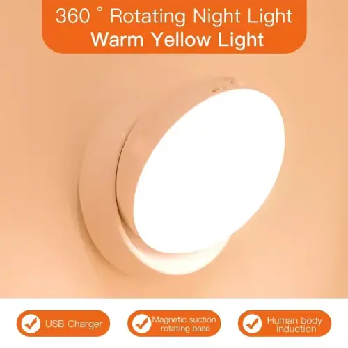 Image de Veilleuse LED Rechargeable avec Capteur de Mouvement
