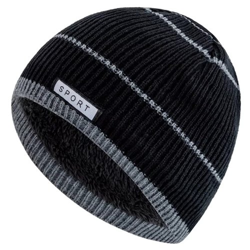 Zdjęcie Unisexowe Nowe Designerskie Zimowe Czapki Kapelusze z Pluszową Futrzaną Podszewką Streetwear Ciepłe Czapki typu Beanie dla Kobiet i Mężczyzn Codzienne Zimowe Czapki Narciarskie Dzianinowe